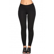 Black Mid-rise Skinny Leggings